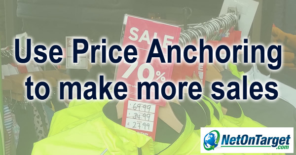Use Price Anchoring to make more sales