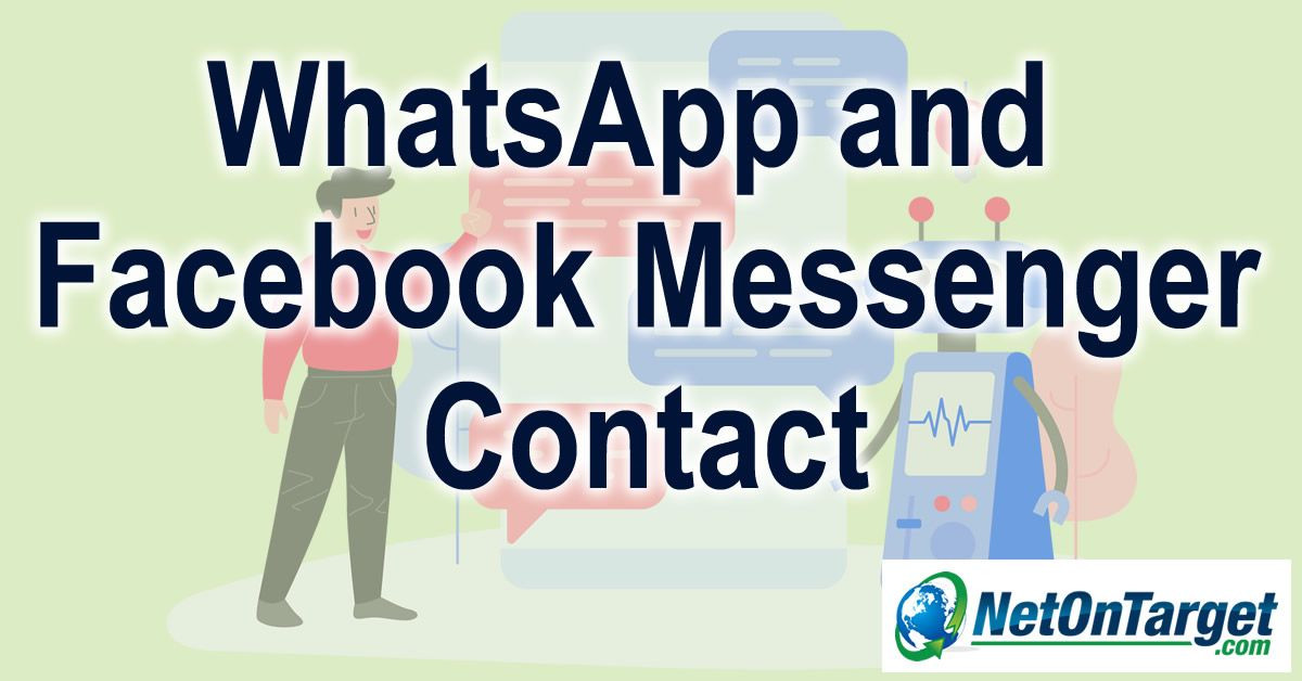 Add options for customers to contact you via WhatsApp and Facebook Messenger